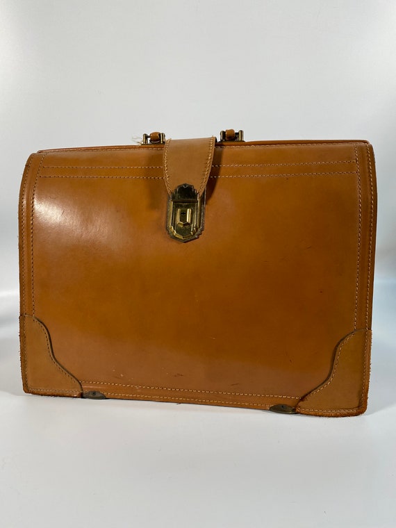 1960’s Leather Travel Briefcase