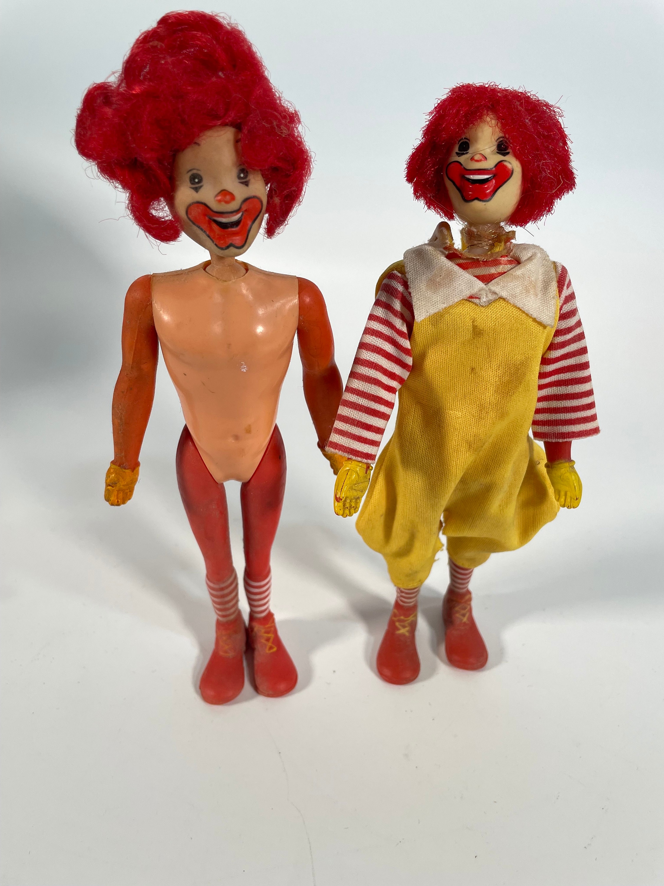 McDonald's Ronald McDonald 2体セット 80年代 Seated Ronald, Birdie