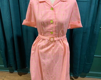 1960’s Pink & Green Dress