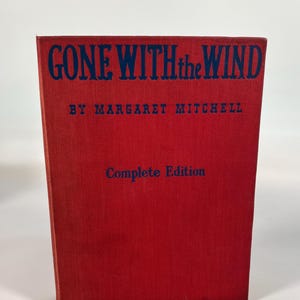 1939 Gone With the Wind Screen Edition Book