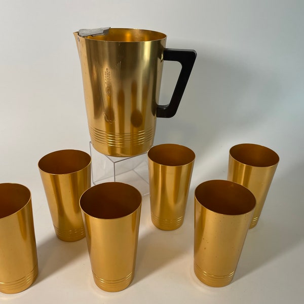 Regal Supreme Quality Aluminum Pitcher and cups