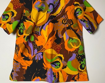 1960’s Psychedelic Leaves Shirt