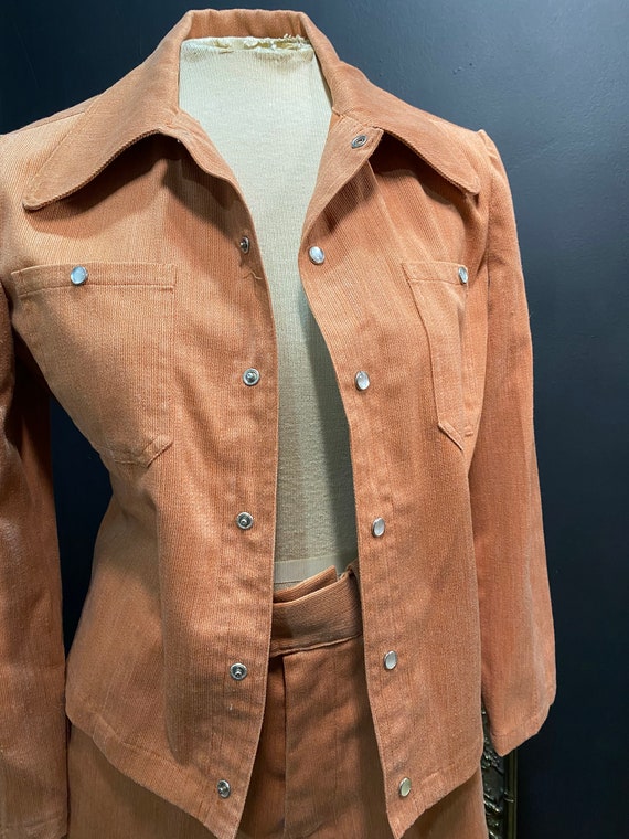 1970’s Orange Pantsuit Set Gem
