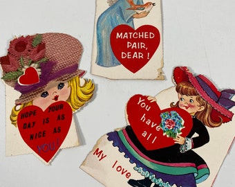 1960’s Trio of Valentines