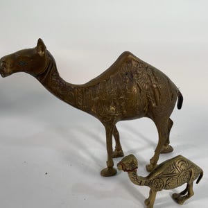Brass Camel Figurines