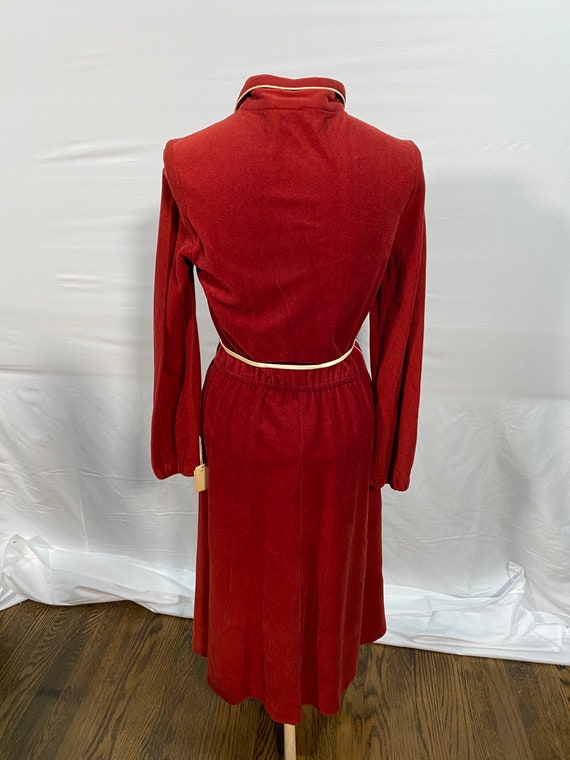 1970’s Rust Red Dress - image 7