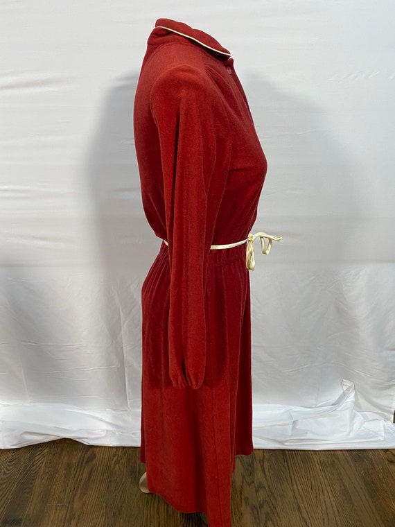 1970’s Rust Red Dress - image 5