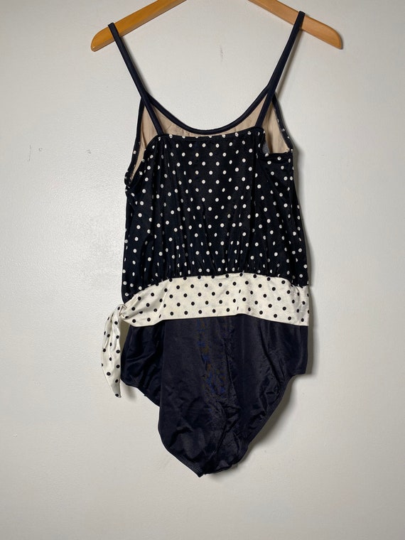 1970’s Polka Dot Side Tie One Piece - image 8