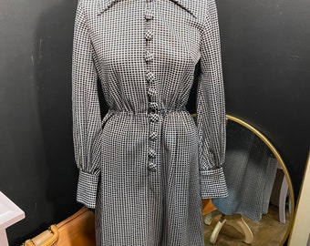 1970’s Polyester Check Dress