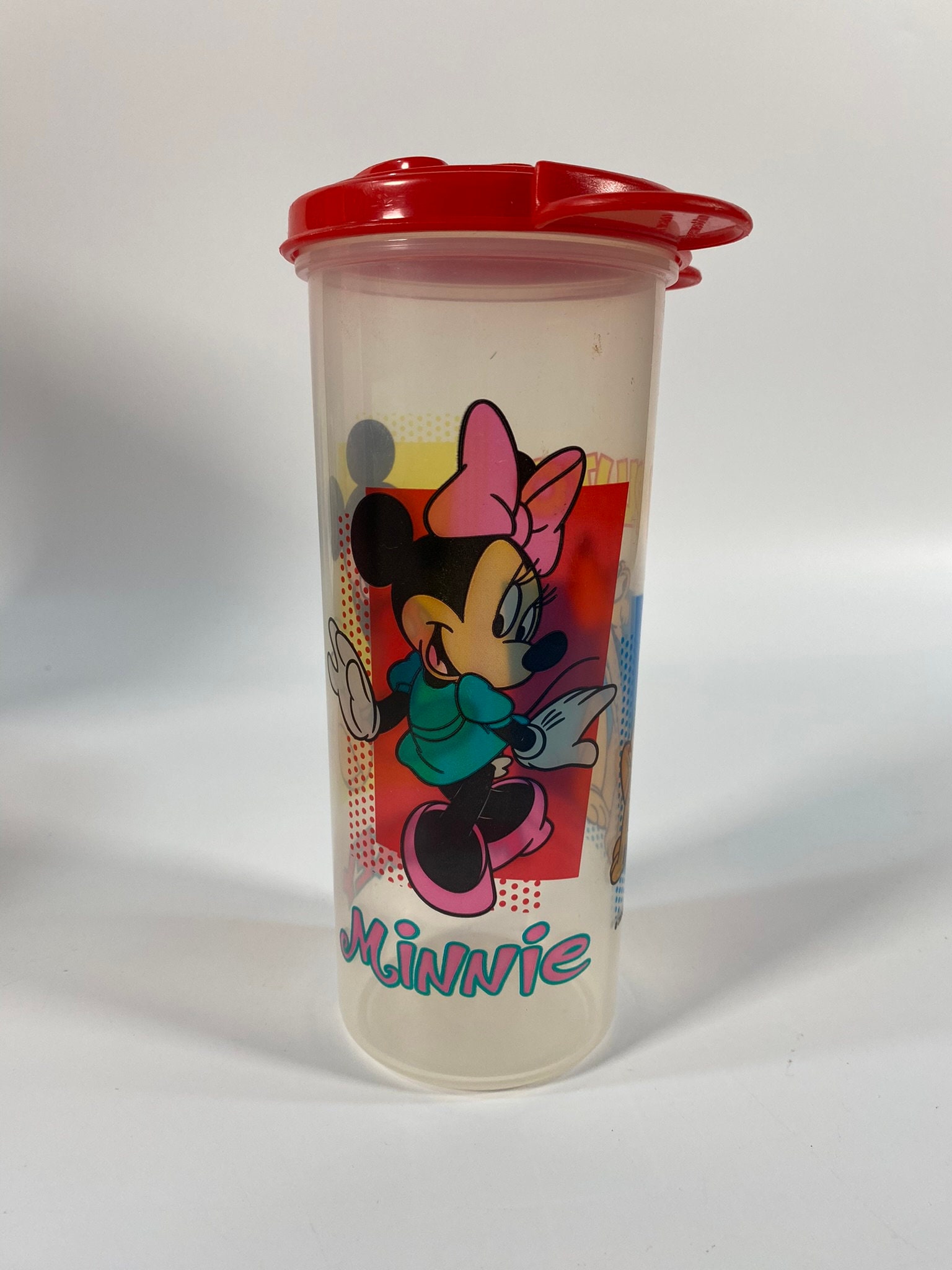 Tupperware Slim Lunch Divided Mickey Mouse Disney Food Storage Container