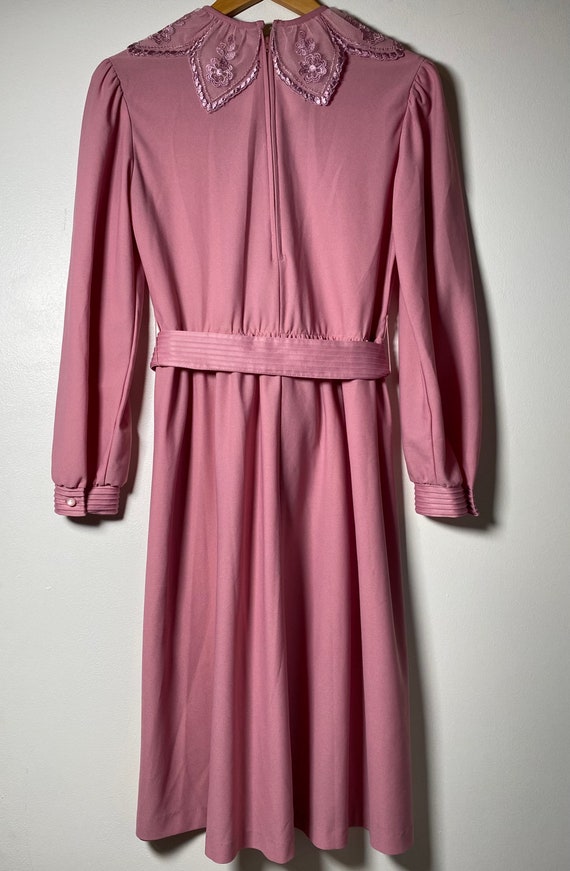 1970’s Pink Lace Collar Dress