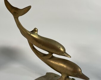 Brass Dolphin Decor