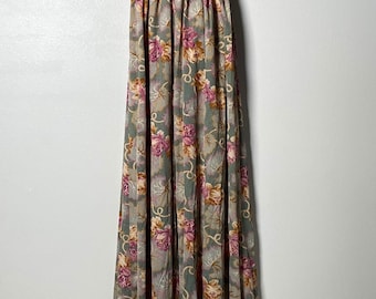 1970’s Peasant Floral Maxi Dress
