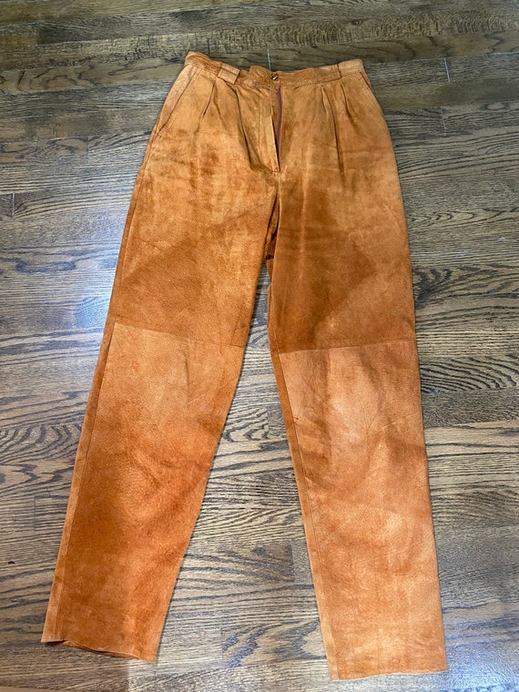 1970’s Brown Leather Pants