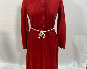 1970’s Rust Red Dress