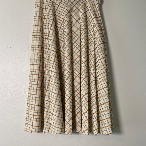 70s Plaid Skirt - Etsy