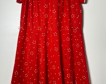 1970’s Red Starburst Dress