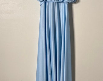 1970’s Pale Blue Knit Top Dress