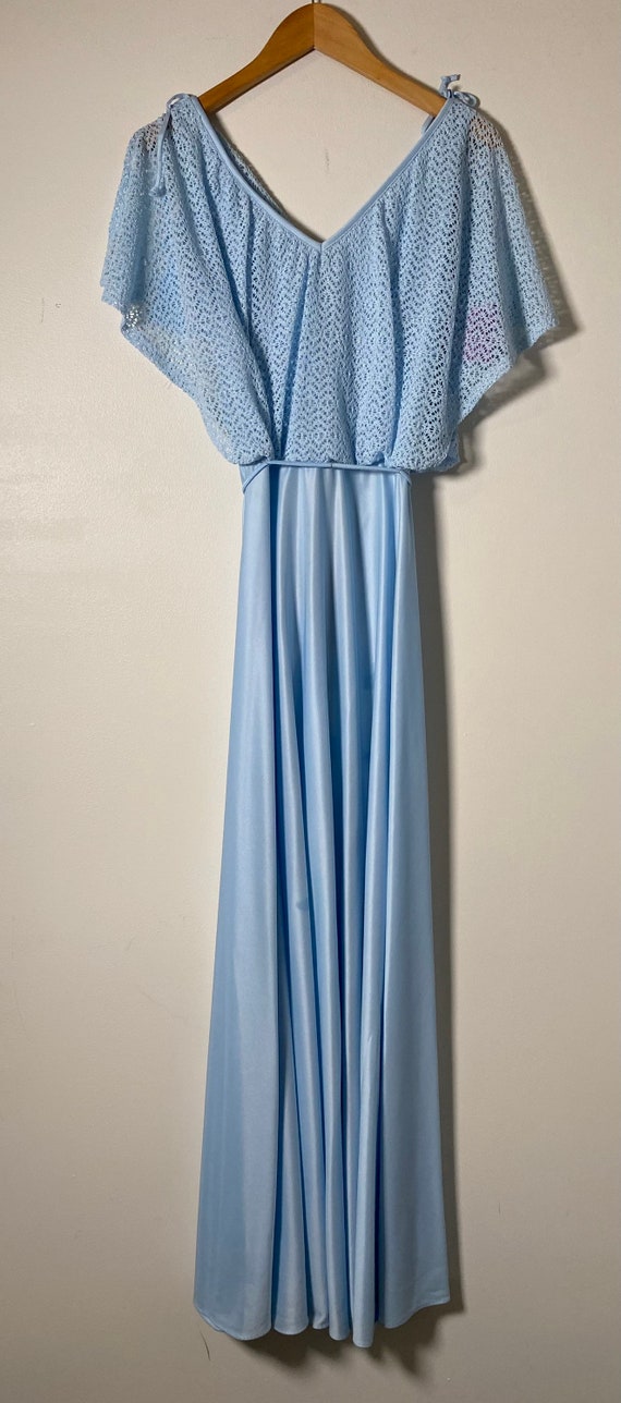 1970’s Pale Blue Knit Top Dress