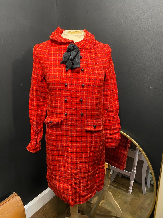 1960’s Plaid Fall Dress