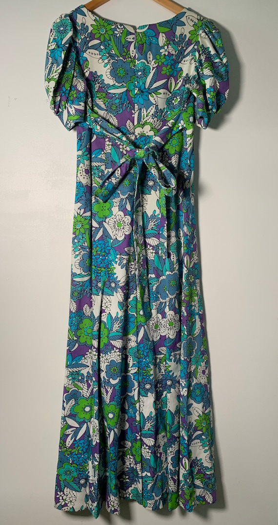 1960’s Floral Maxi Dress - image 6