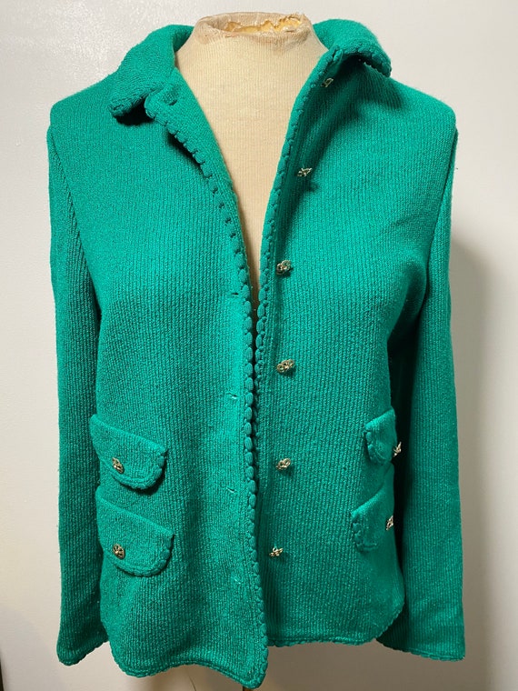 1960’s Butte Green Cardigan