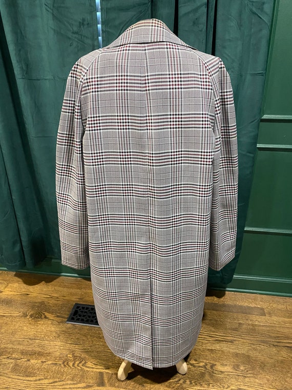 1970’s Gray Plaid Trench with Removeable Lining - image 7