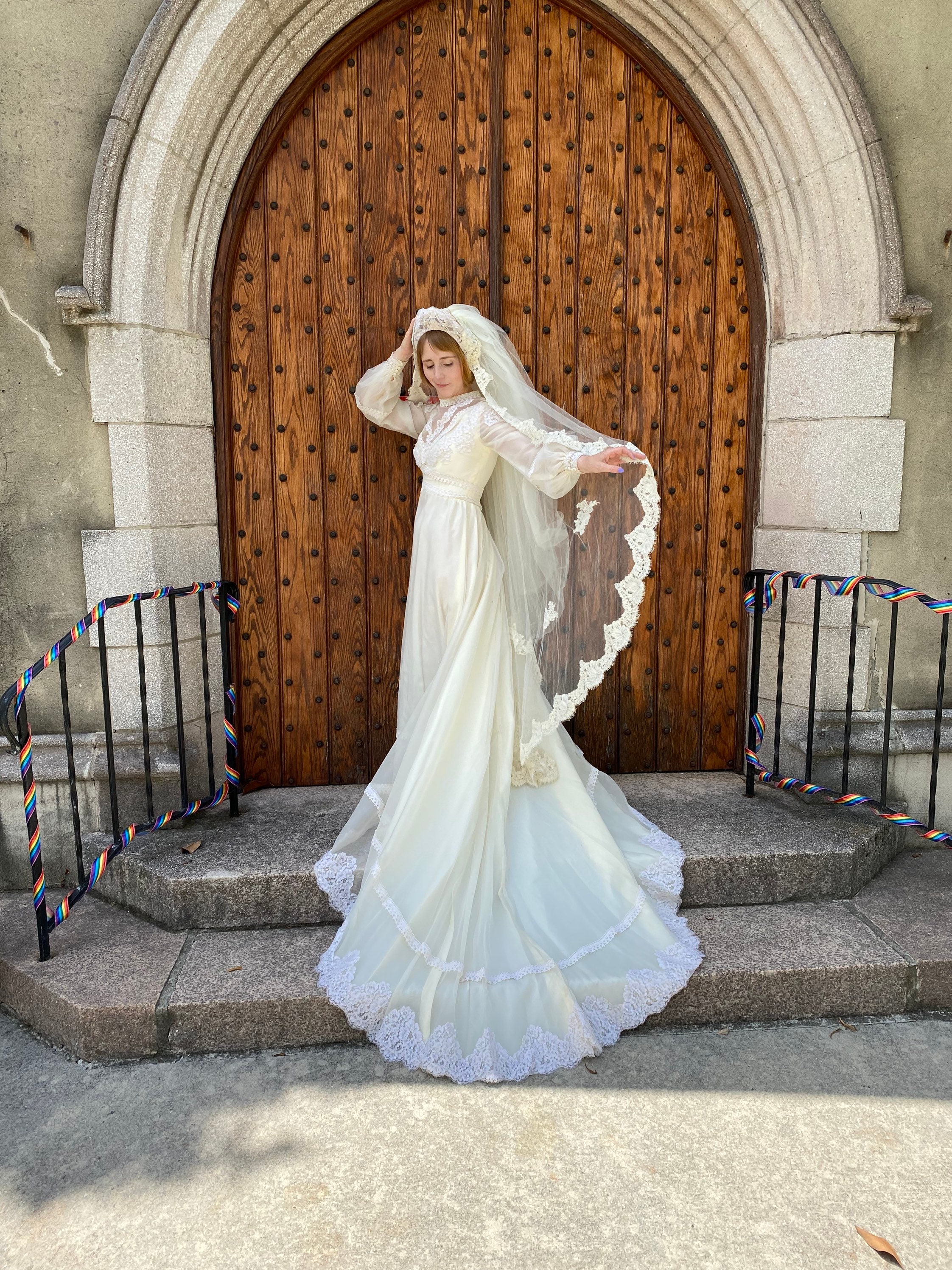 wedding dress from the 60s