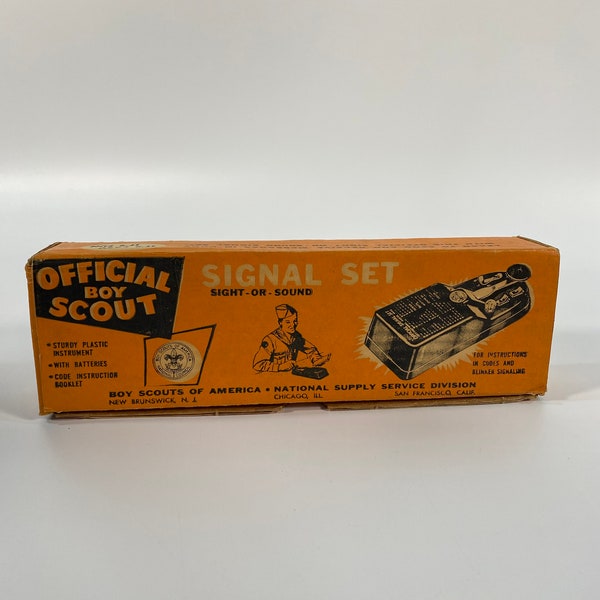 1960’s Official Boy Scout Signal (Empty Box)