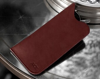 Brown CTM® Leather Eyeglass Holder and Case Brown CTM® Leather Eyeglass Holder and Case