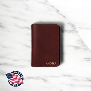 Personalized Leather Pocket Notebook Cover with Journal, Small Refillable Journal Cover, Travel Journal, Stocking Stuffer for Him