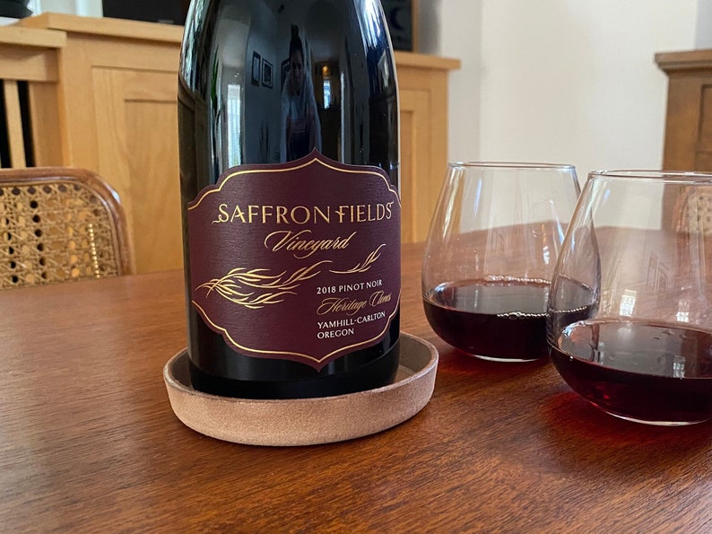 NorthwindSupply Leather Wine Coaster - Thumbnail 4