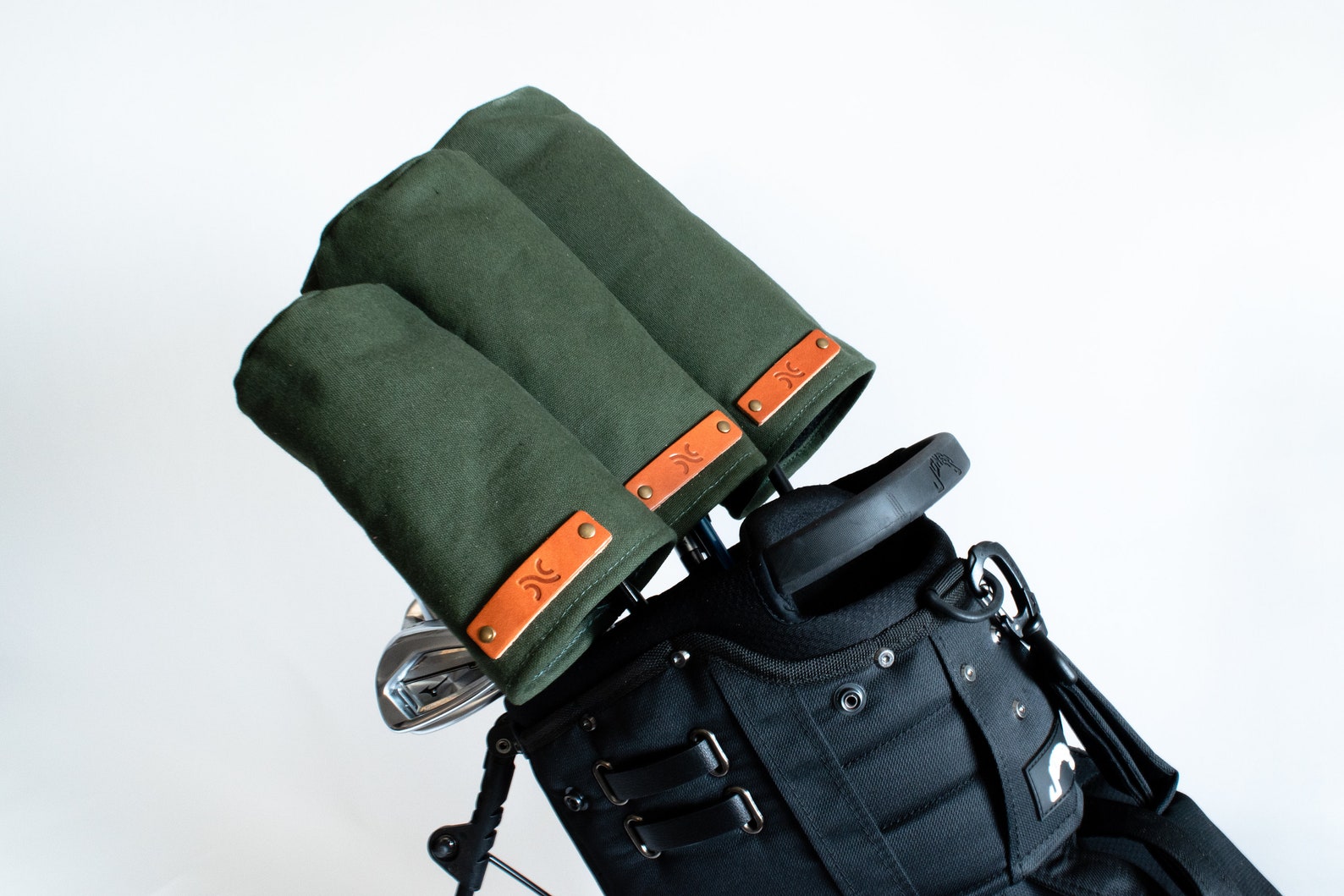 Personalized Canvas Golf Club Covers Monogrammed Canvas Head Etsy