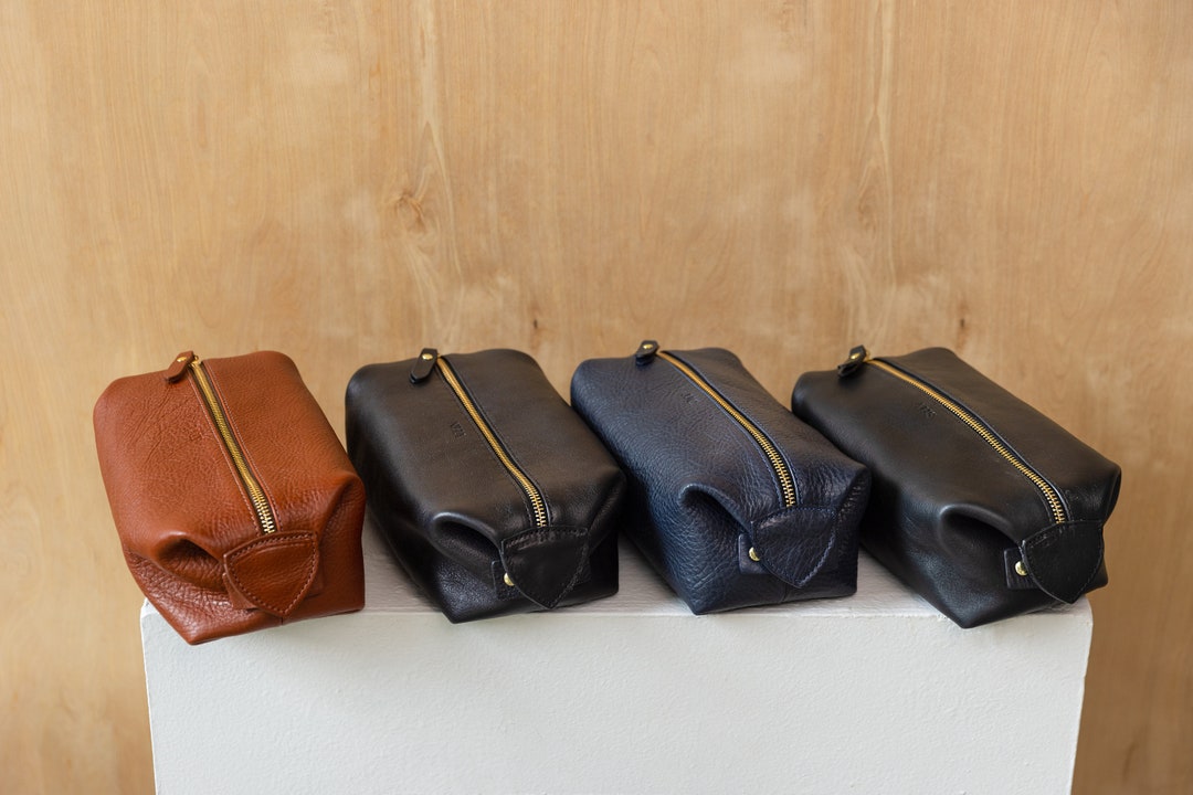 Leather Man Purse/ Mini Messenger Bag - Geneve [Coffee Brown