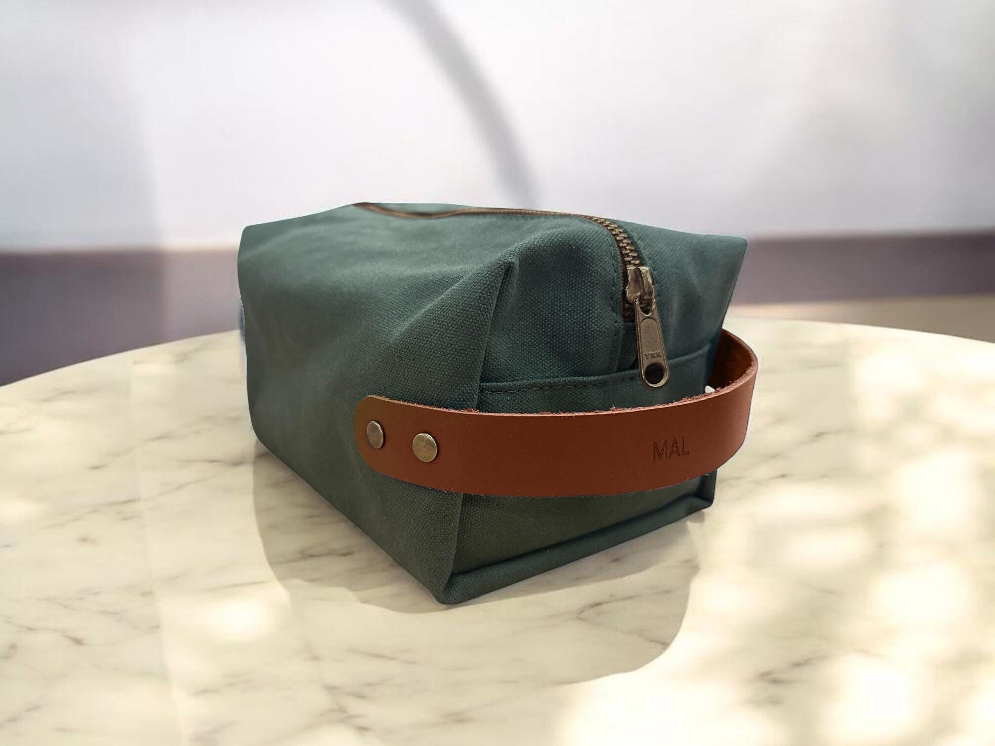 Northwind Personalized Canvas Toiletry Bag, Canvas Dopp Kit With 