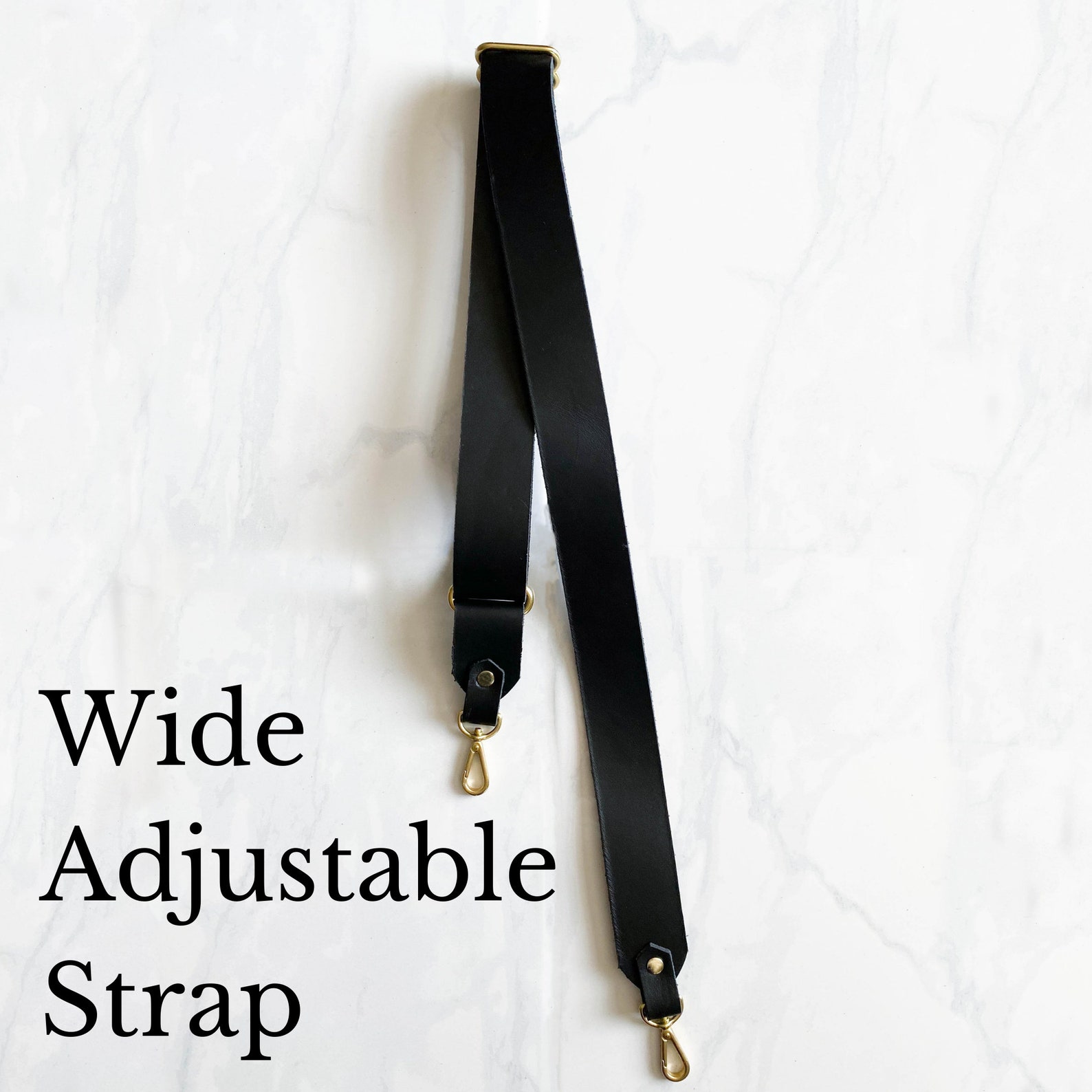 Full Grain Leather Purse Strap High Quality Wide Leather Etsy