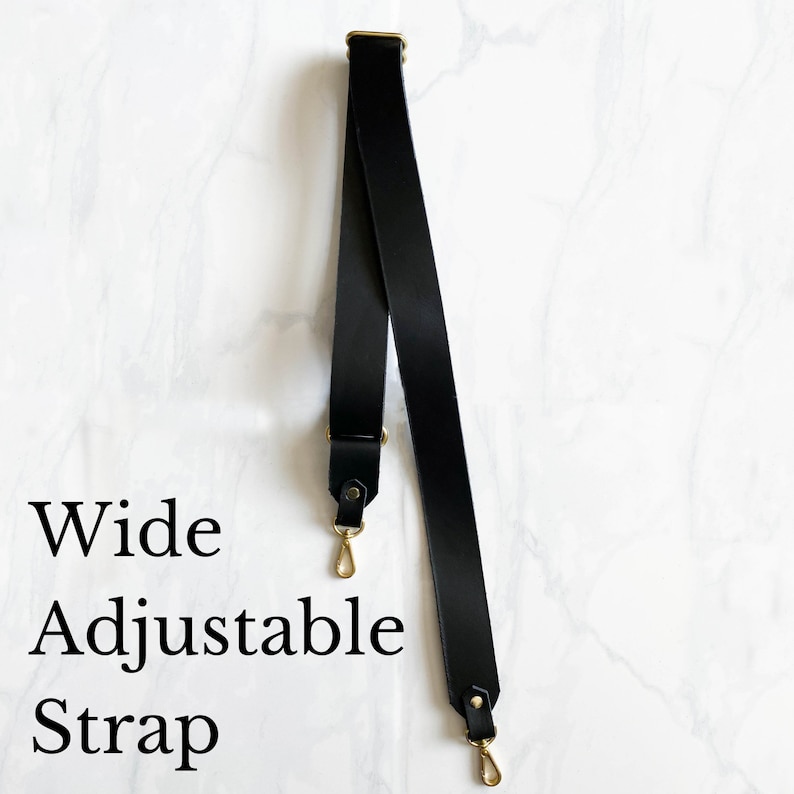 Full Grain Leather Purse Strap High Quality Wide Leather Etsy