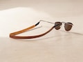 Northwind Personalized Sunglass Strap Custom Eyeglass Strap Engraved Full Grain Leather Eyewear Retainer Handmade USA Stylish Glasses Holder
