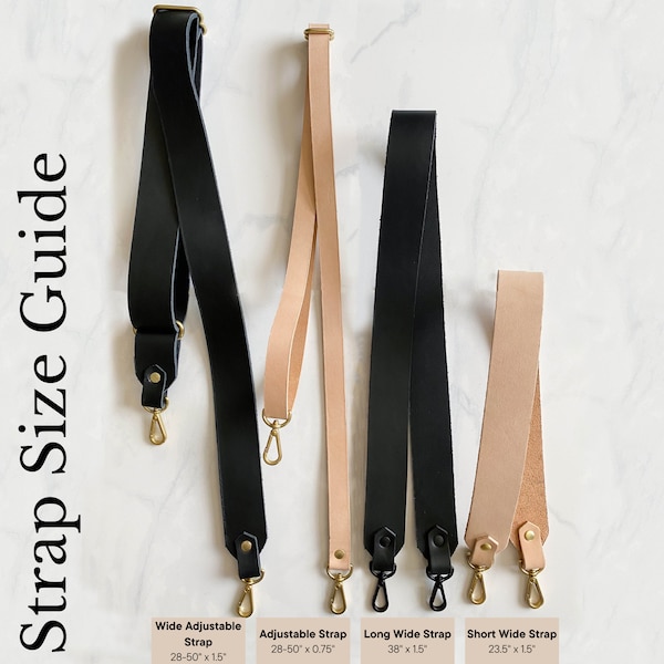 Leather Purse Straps Etsy