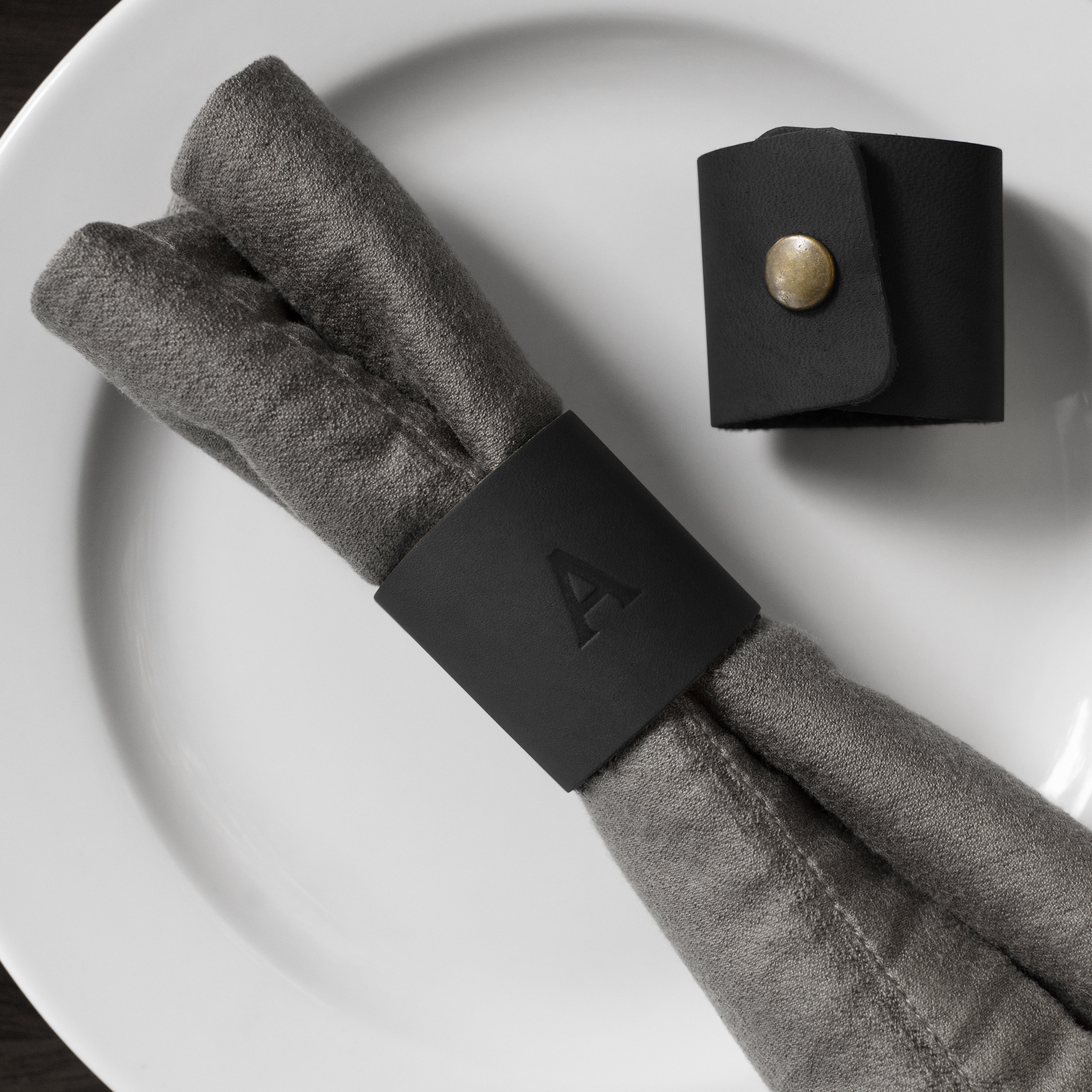 Personalized Leather Napkin Ring