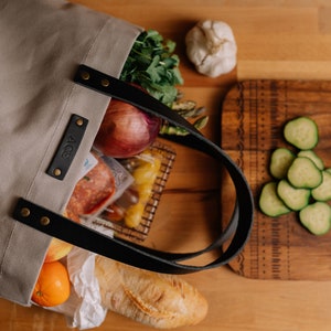 Monogrammed Canvas Tote