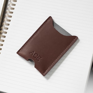 Gepersonaliseerde slanke kaarthouder