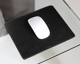 Custom Leather Mouse Pad. Personalized Mousepad. Graduation Gift. Work From Home. Gift for Dad. Desk Accessories. Boss Gift. Coworker Gift.