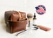 Men’s Toiletry Bag. Personalized Dopp Kit Made From Genuine Leather. Free Custom Engraving! Personalized Makeup Bag. Monogrammed Dopp. USA 