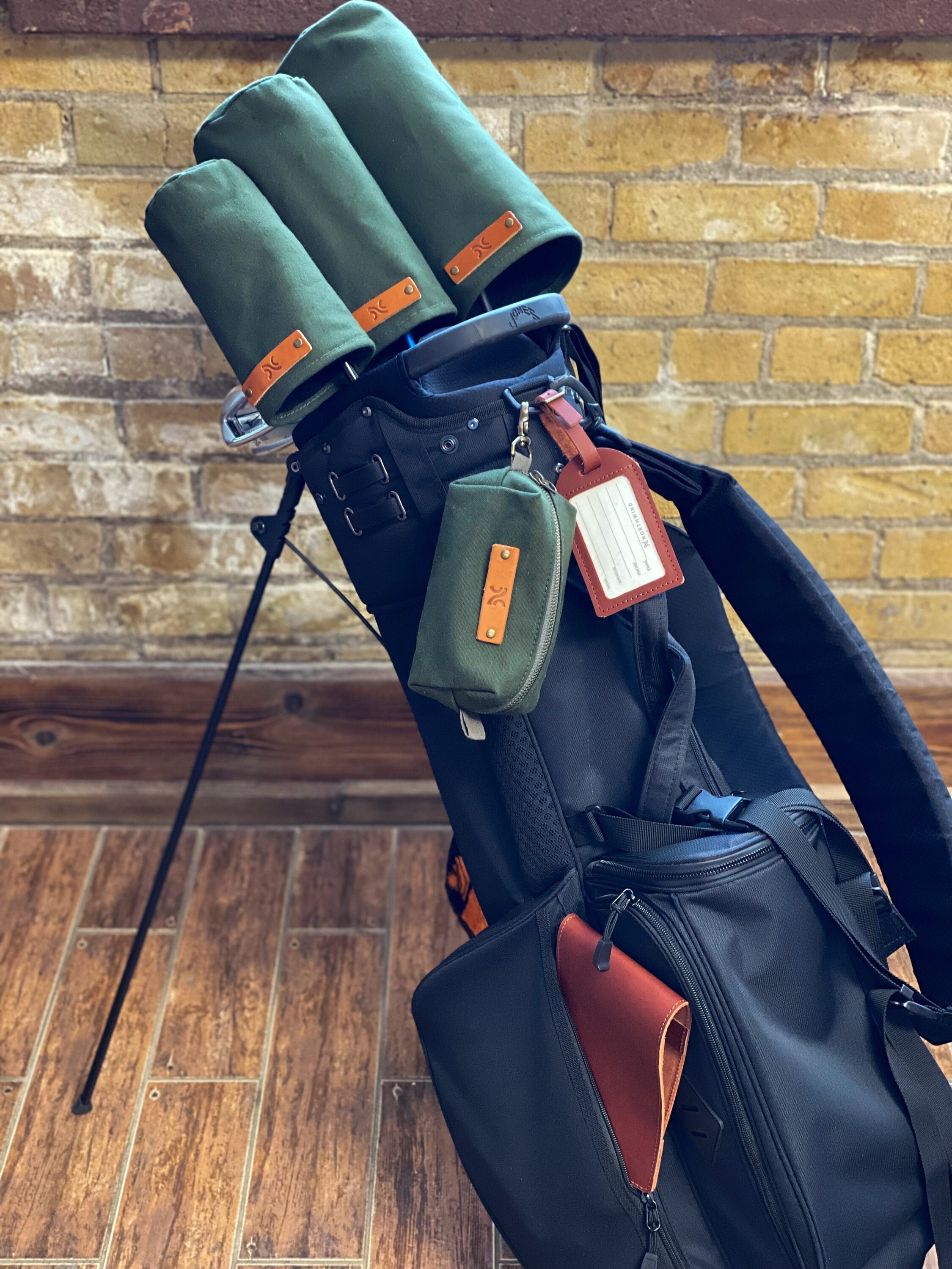 Personalized Canvas Golf Club Covers Monogrammed Canvas Head Etsy