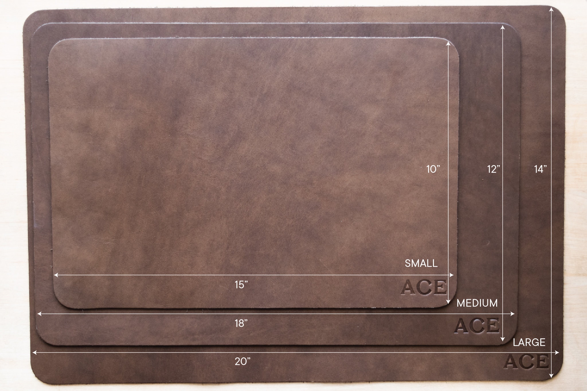 Personalized Leather Desk Pad. X4 Sizes Monogrammed Desk Pad. Etsy