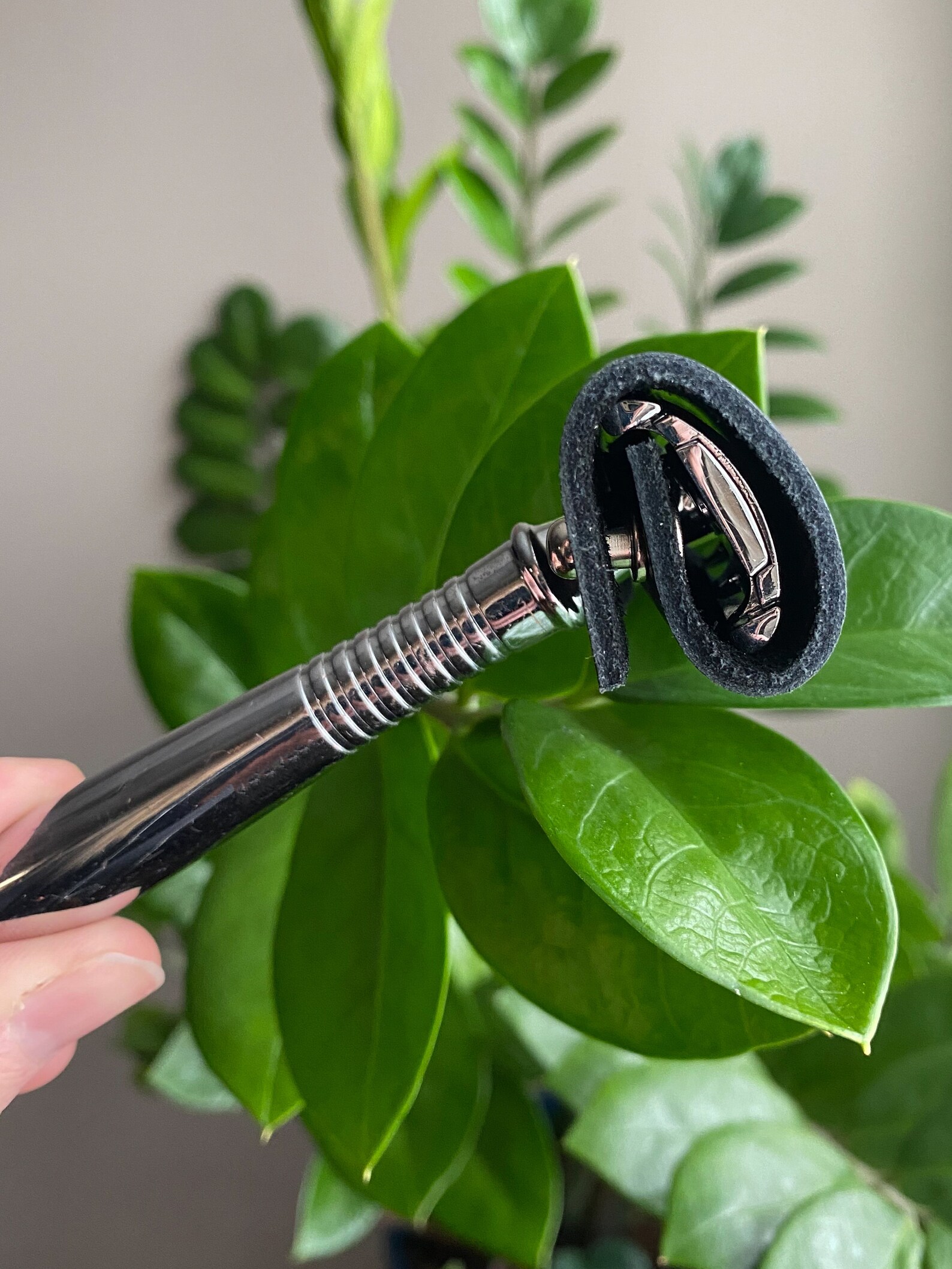 Personalized Leather Safety Razor Cover. Full Grain Leather Etsy