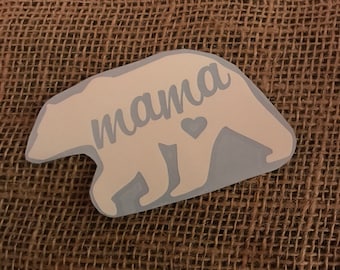 Mama Bear Vinyl Decal