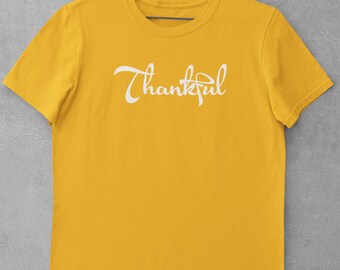 Thankful shirt, Thankful Family Shirt, fall shirt for women, grateful and blessed, cute fall shirt