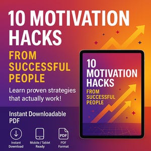 Success Secrets from Top Achievers Motivation Guide Personal Growth Ebook Mindset Mastery PDF Self Help Instant Download